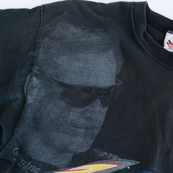 Vintage Chase Race Wear Y2K Black "Miller We Race for Beer" Brad Keselowski Tee - Picture 12 of 16